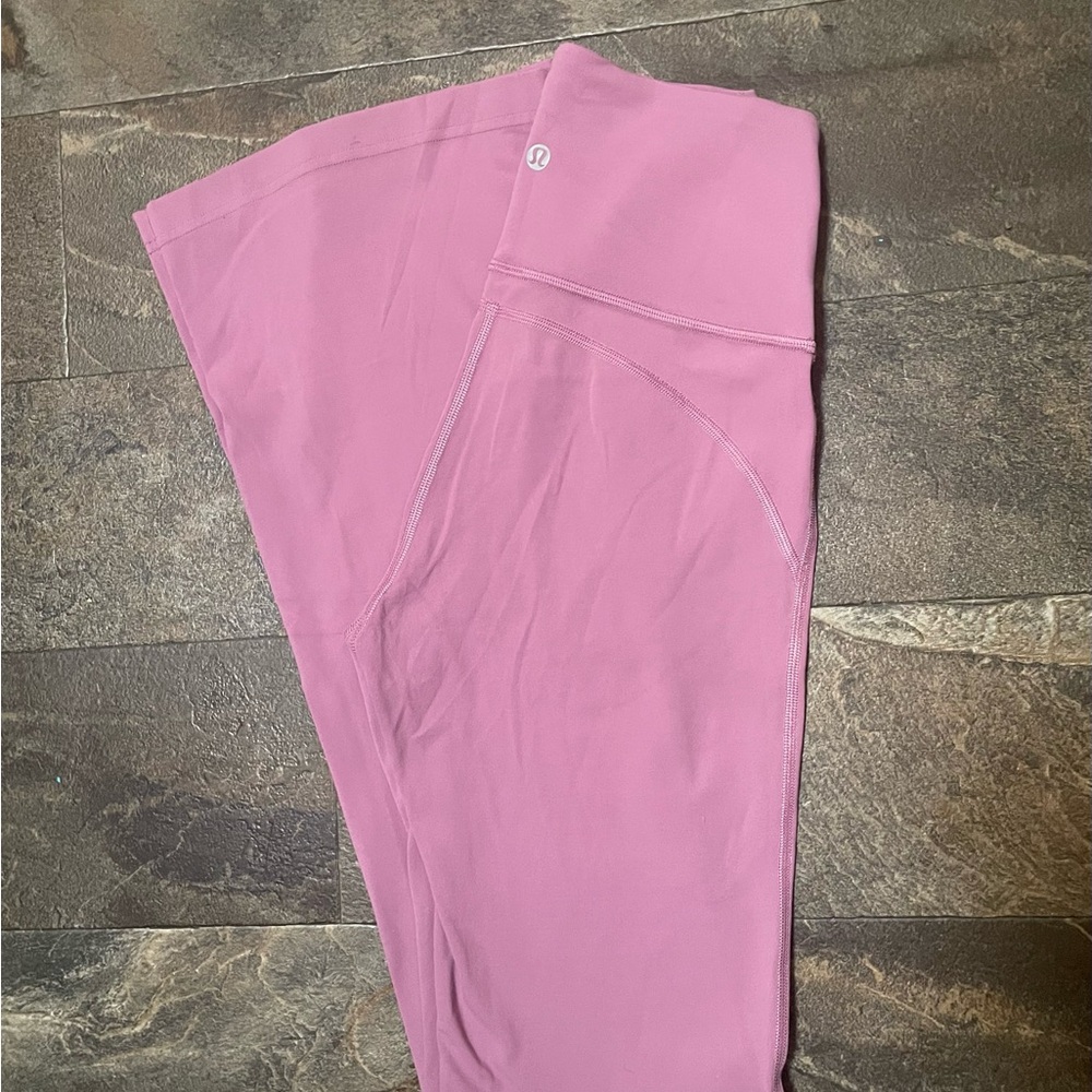 lululemon athletica Pink flare Performance Leggings